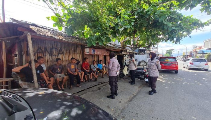 Sat Binmas Polres Palopo Kembali beri Himbauan Kamtibmas Kepada Warga