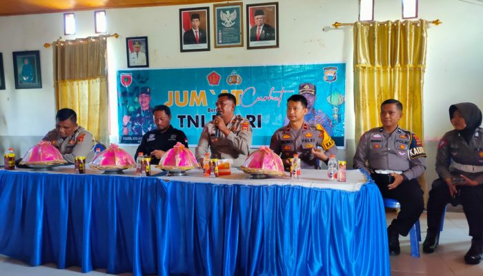 Jumat Curhat KBO Ipda Ashari : Tertib Berlalulintas dan Jaga Kamtibmas Jelang Pemilu Damai 2024