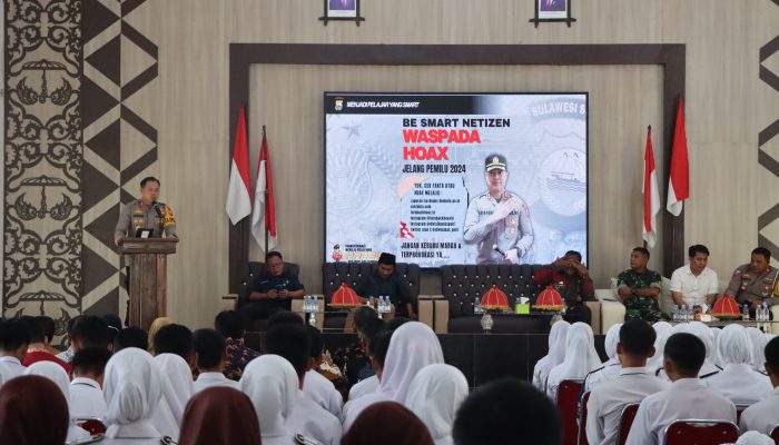 Polres Luwu Gelar Dialog Kamtibmas Dan Deklarasi Pemilu Damai Putih Abu-Abu
