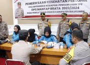Polres Bulukumba Cek Kesehatan Personel PAM TPS Dan Bagikan Tas Ransel