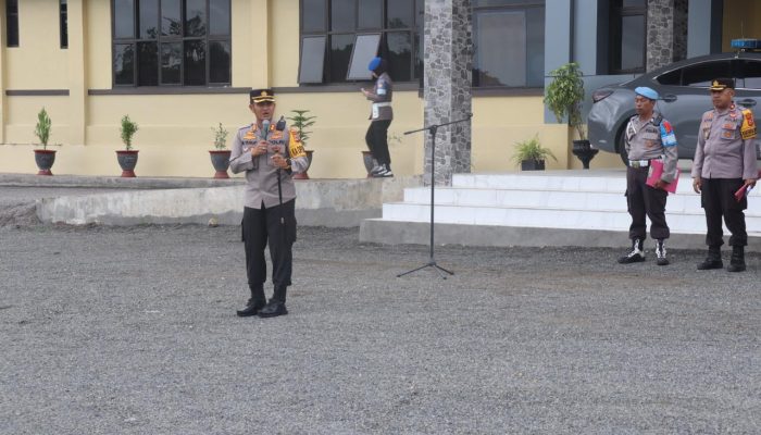 Kapolres Soppeng Pimpin Apel Jam Pimpinan, Ini Arahan Pentingnya
