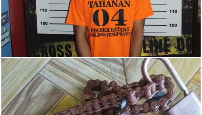 Polres Jeneponto Berhasil Mengungkap Kasus Curanmor