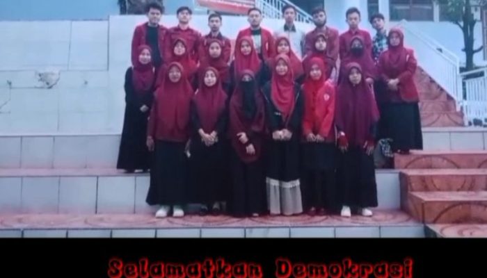 Mahasiswa Universitas Muhammadiyah Mamuju, Dukung Pemilu Damai
