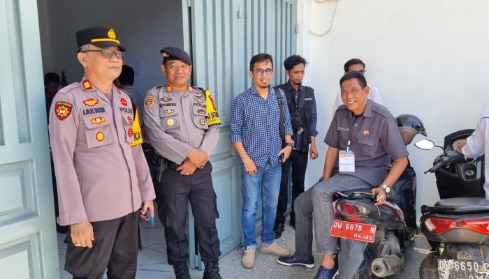 Polsek Tempe, Memastikan Pengamanan Pelaksanaan Pemilu 2024 Sudah Dalam Kondisi Siap