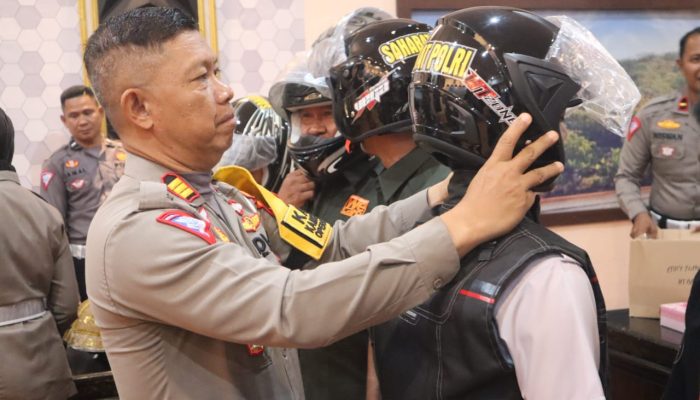 Polres Pinrang Menggelar Deklarasi Anti Kenalpot Tidak Sesuai Spesifikasi Teknis Diwialayah Kabupaten Pinrang