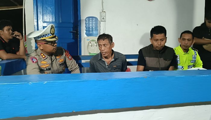 PJR Ditlantas dan Ditnarkoba Polda Sulbar Amankan Pelaku Narkotika Jenis Sabu