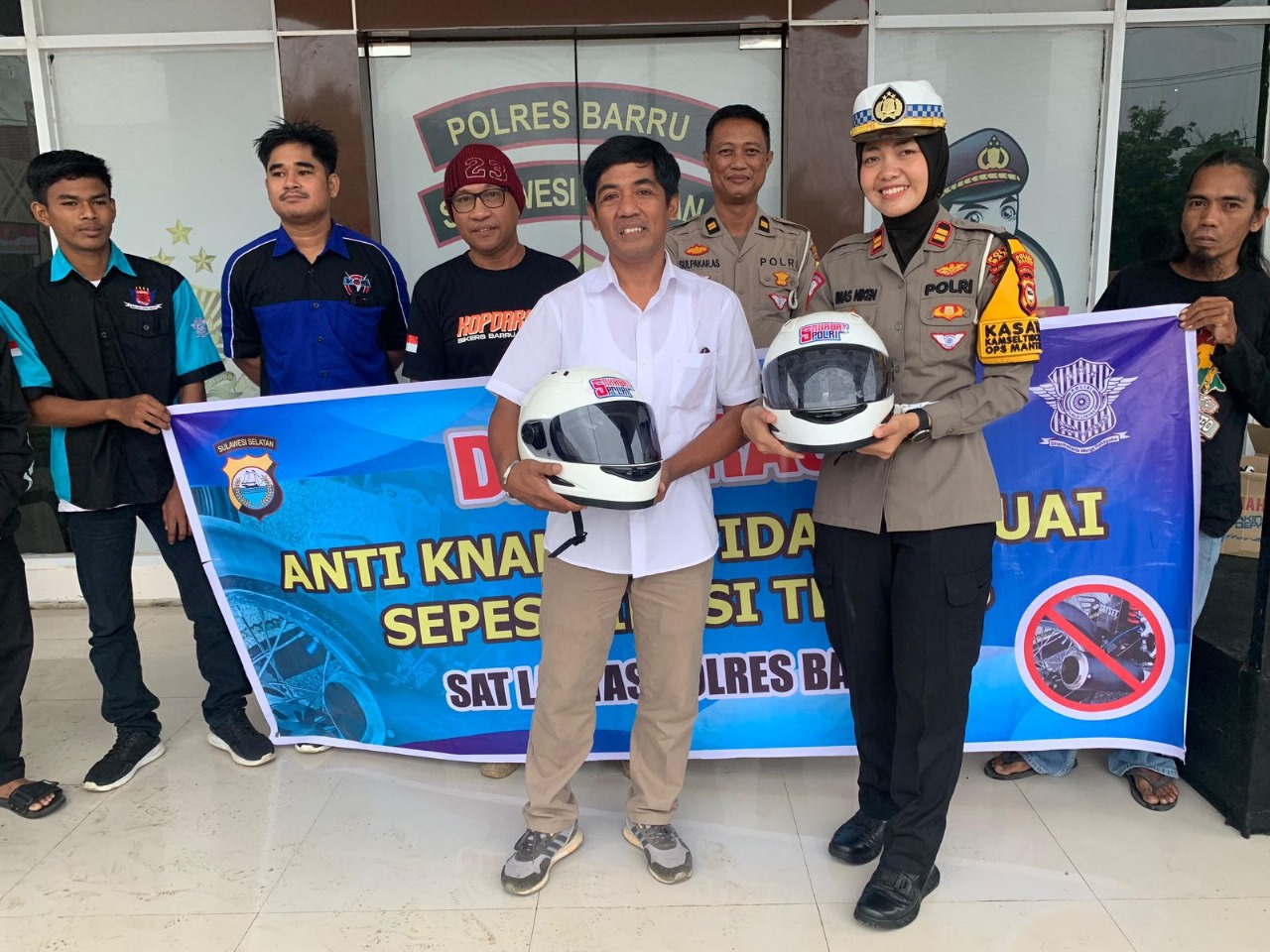 Ini Cara Kasat Lantas Polres Barru Wujudkan Zero Knalpot Brong di Wilayah Hukumnya