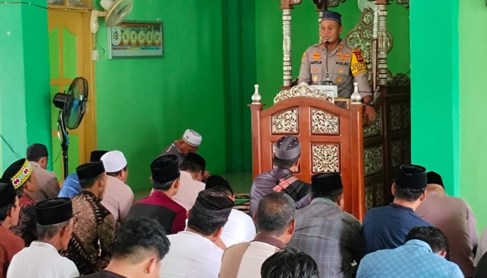 Kapolres Palopo Pimpin Pelaksanaan Safari Jum’at dan Jum’at Curhat di Masjid Ainul Yaqin
