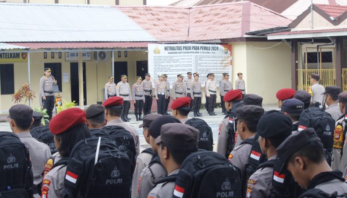 Apel Sarpas Personil Polres Majene, Kapolres : Tunjukkan Etika yang Baik