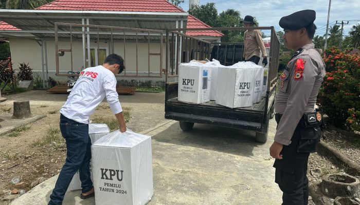 Personil Polres Wajo Melaksanakan PAM TPS Di Desa Laerung,Ini Penjelasannya