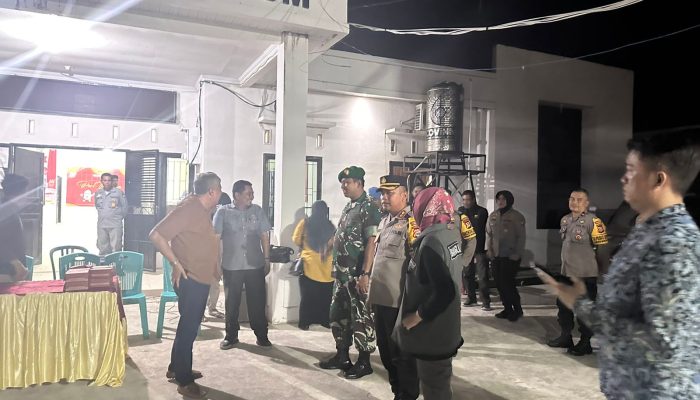 Kapolres Pinrang Hadiri Pemusnahan Kelebihan Surat Suara dan Surat Suara Rusak Pemilu 2024