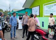 Kapolres Parepare Melakukan Pengecekan Giat Pengamanan Pemungutan dan Perhitungan Suara Pemilu 2024 di Sejumlah TPS