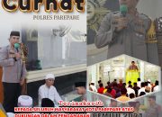 Jumat Curhat, Kapolres Parepare, Pelaksanaan Pemilu Berjalan Aman dan Damai, Terimakasih Warga Parepare
