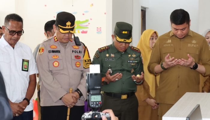 Bersama Bupati, Kapolres Gowa Hadiri Peresmian Kantor Dinas Pendidikan