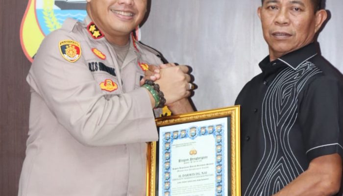 Wujud Apresiasi Kapolres Gowa Terhadap Tomas Atas Dedikasinya Menjadi Mitra Kerja Polres Gowa