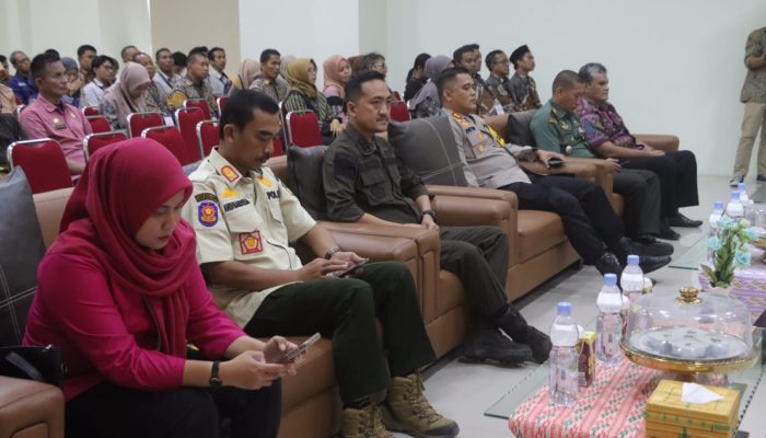 Kapolres Wajo Hadiri Rapat Peleno Terbuka Rekapitulasi Hasil Penghitungan Perolehan Suara dan Penetapan Hasil Pemilu