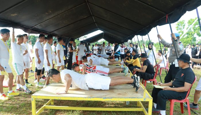 Polda Sulsel Gelar Ujian Kesamaptaan Jasmani Peserta Seleksi SIP Angkatan 53 T.A. 2024