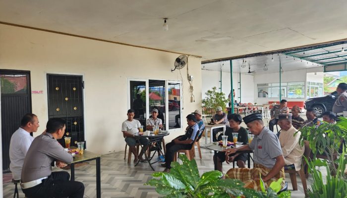 Kanit Regident Pimpin Jumat Curhat, Sosialisasikan Sasaran Pelanggaran Ops Keselamatan Pallawa 2024