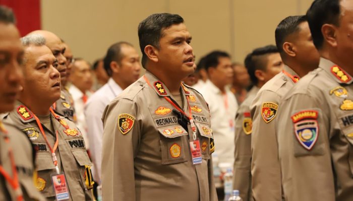 Kapolres Gowa Hadiri Rapim Tingkat Polda Sulsel 2024