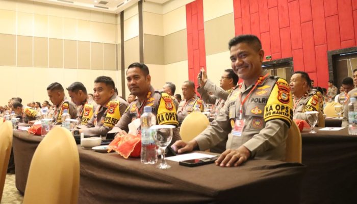 Kapolres Luwu Utara Hadiri Rapim Polri Polda Sulawesi Selatan