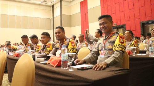 Kapolres Luwu Utara Hadiri Rapim Polri Polda Sulawesi Selatan