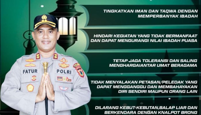 Kapolres Wajo: Himbau Masyarakat Jelang Bulan Suci Ramadhan, Antisipasi Potensi Kerawanan Dan Gangguan Kamtibmas