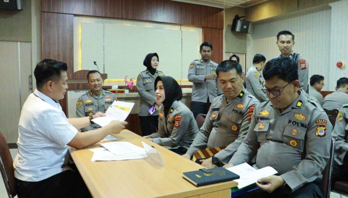 Biro SDM Sambut Tim Audit Kinerja Polda Sulsel Tahap 1 Tahun 2024