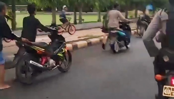 Polres Luwu Bubarkan Aksi Balap Liar Dan Amankan Motor Yang Terlibat Hingga Lebaran