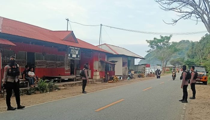 Cegah Aksi Balap Liar Pasca Sholat Subuh, Tim Patroli Satuan Samapta Polres Majene Sasar Wilayah Sendana