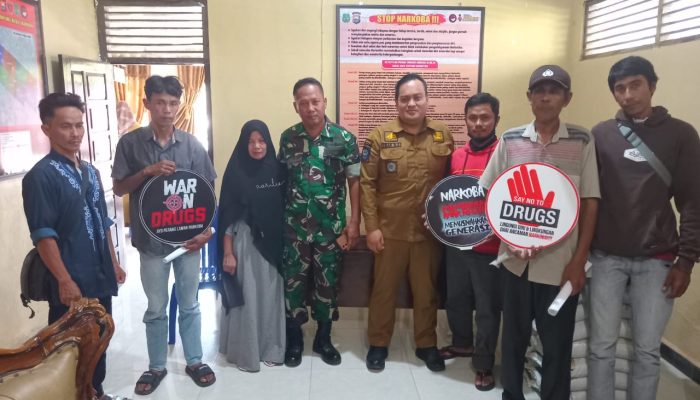 Satgas KBN Mappadeceng Sosialisasi P4GN dan Bahaya Narkoba Ke Warga