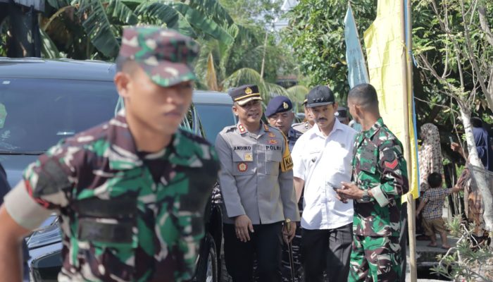 Kapolres Pinrang Hadiri Penutupan TMMD Ke-119 Kodim 1404 Pinrang