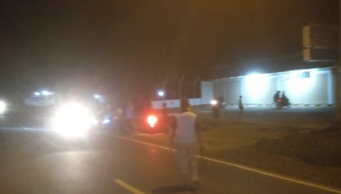 Polsek Telluwanua Polres Palopo Berhasil Bubarkan Kelompok Pemuda Yang akan gelar Lomba Lari Malam Hari