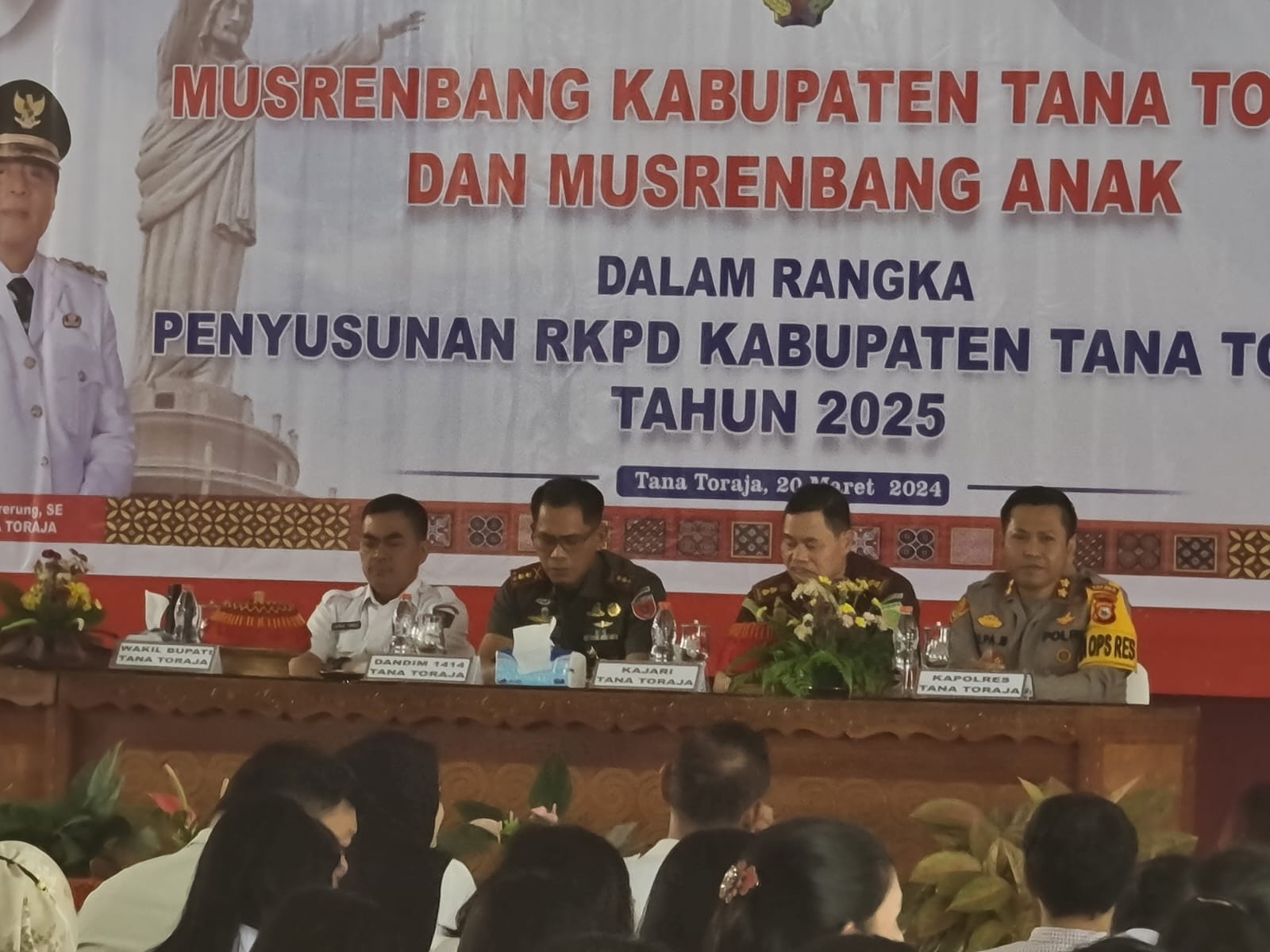 Kapolres Tana Toraja Paparkan Situasi Kamtibmas Pada Kegiatan Musrenbang Tingkat Kabupaten