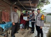 Wujud Kepedulian, Polres Maros dan Jajaran Salurkan Bantuan ke warga Pra Sejahtera