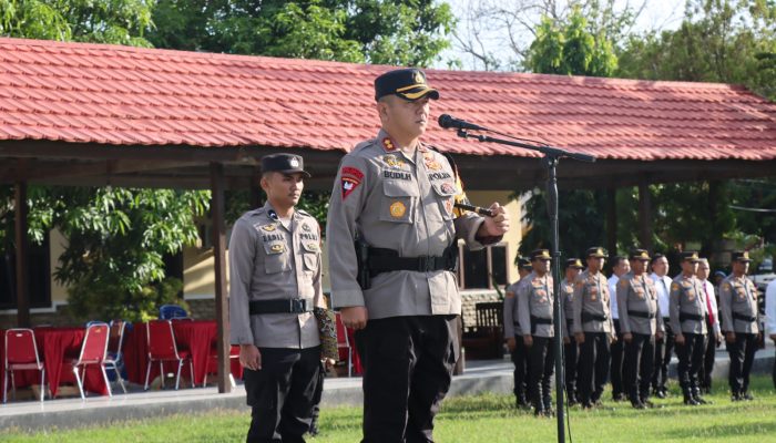 Kapolres Pimpin Sertijab Sejumlah Perwira Lingkup Polres Jeneponto