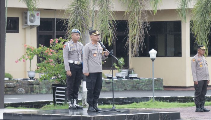 Pimpin Apel Jam Pimpinan, Ini Arahan Kapolres Pinrang