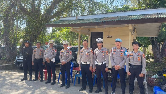 Ciptakan Kenyamanan Beribadah, Polresta Mamuju Gelar Pengamanan Tempat Ibadah