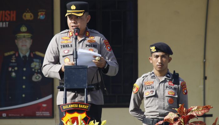 Gelar Upacara Serah Terima Jabatan, Beberapa Pejabat Utama Polres Majene Mengalami Pergeseran