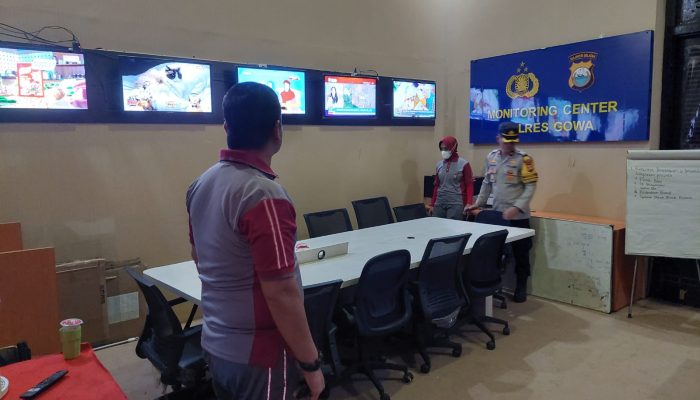 Kapolres Gowa Pimpin Pengecekan Kebersihan Ruangan Bersama Pejabat Utama