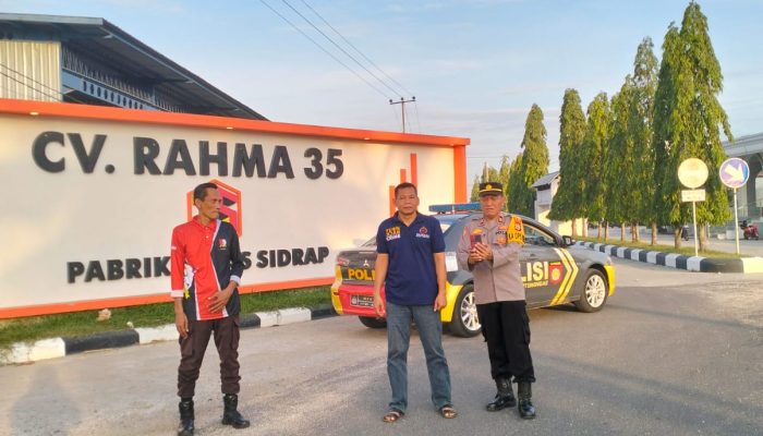 Cegah Balap Liar, Kapolsek Maritengngae bersama Kapolsubsektor Watang Sidenreng Polres Sidrap Gencar Patroli