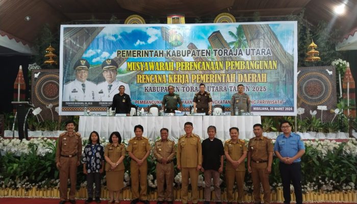 Wakapolres Toraja Utara Hadiri Musrenbang Rencana Kerja Pemerintah Daerah Tahun 2025