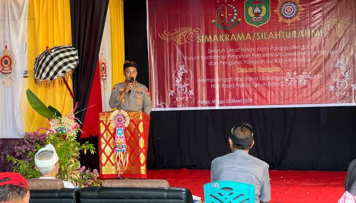 AKBP Safi’i Hadiri Silaturahmi Dengan Umat Hindu Kota Palopo