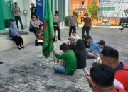 Berlangsung Kondusif, Kapolresta Mamuju Kerahkan Personil Untuk Mengawal Unjuk Rasa Mahasiswa