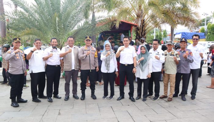 Kapolres Wajo Hadiri Gerakan Pangan Murah Jelang Hari Besar Keagamaan Nasional