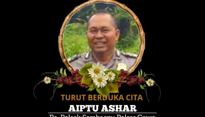 Polres Gowa Berduka, AIPTU Ashar Tutup Usia di ICU RS. Hermina Makassar
