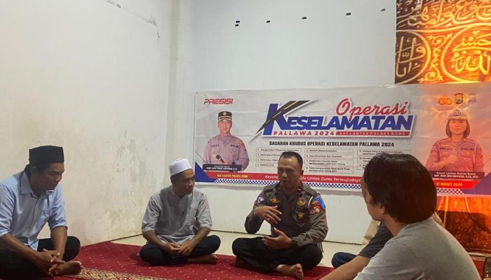 Hari Ke-7 Ops Keselamatan 2024, Satlantas Polres Bone Sasar Masjid Sosialisasi