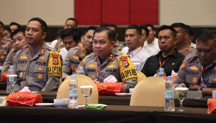 Kapolres Luwu Hadiri Rapim Polri 2024 Polda Sulsel Dan Nyatakan Kesiapannya Kawal Agenda Masyarakat
