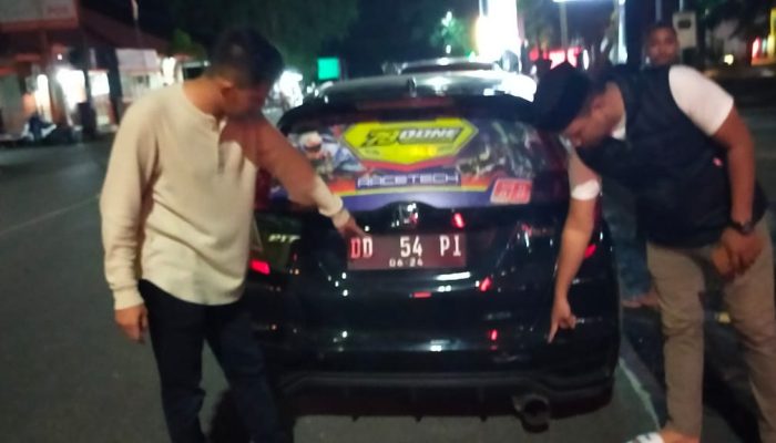 Ops Keselamatan, Sat Lantas Polres Bone Tindak Pengguna TNKB dan Knalpot Tidak Sesuai Spektek