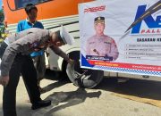 Pastikan Layak Jalan, Satlantas Polres Bone Cek Kendaraan di Pelabuhan Bajoe