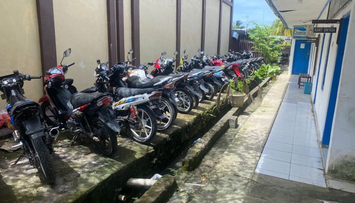 Selama Bulan Ramadhan, Polresta Mamuju Amankan 32 Unit Sepeda Motor Pelaku Balap Liar